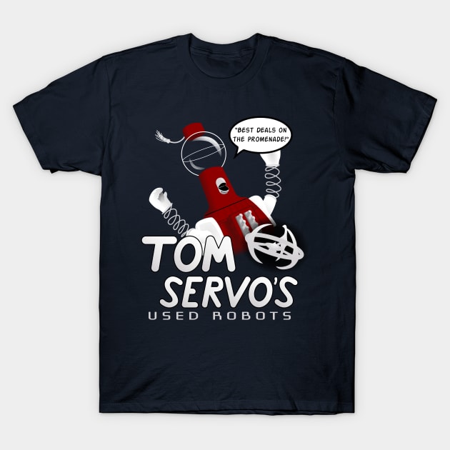 Tom Servo's Used Robots T-Shirt by DurMan